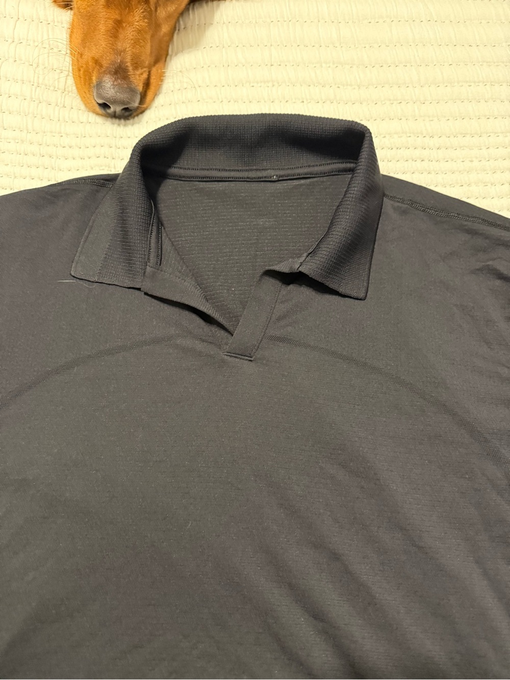 Lululemon Cropped Black Tennis Polo - Picture 2 of 5